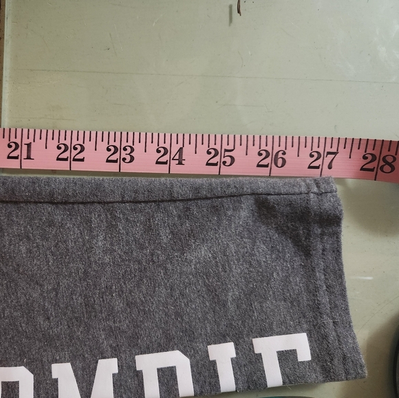 Abercrombie Kids Charcoal Leggings with White Logo - Picture 3 of 4